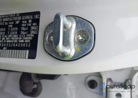 2018 Kia Sorento 3.3L Sx z USA, uszkodzony, nr VIN 5XYPKDA55JG429852